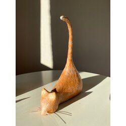 Paper mache kedi