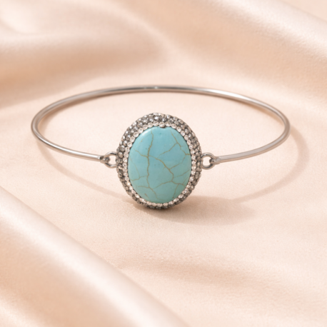 Lumière Turquoise Bangle
