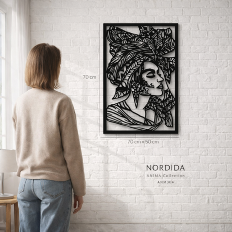 NORDIDA Zen Kadın Metal Duvar Tablosu – ANİMA Collection | ANM304