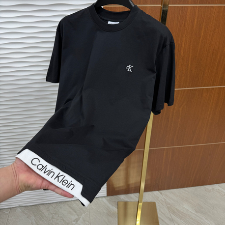Calvin Klein Bel Baskılı 2 İthal Siyah Tişört
