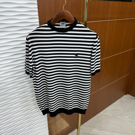 Beymen Club Çizgili Siyah Logo Tişört