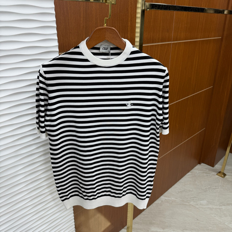 Beymen Club Çizgili Beyaz Logo Tişört