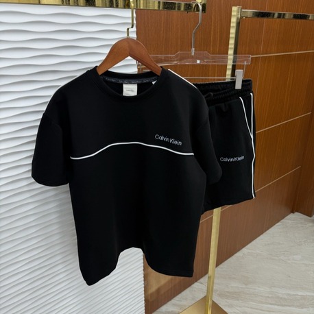 Calvin Klein Lastikli Siyah Yazlık Takım