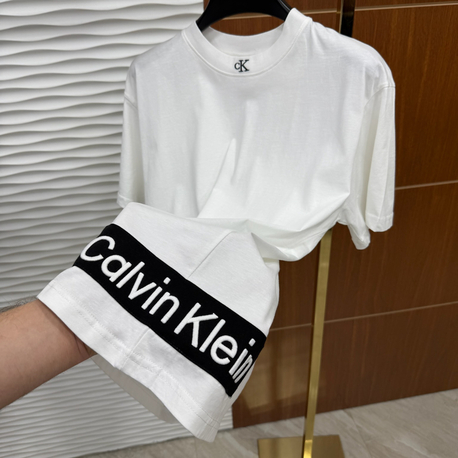 Calvin Klein Bel Baskılı İthal Beyaz Tişört