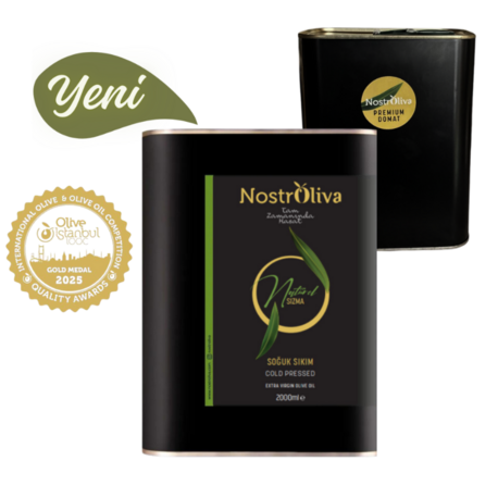 Altın Ödüllü Nostroliva Premium Domat 2lt Naturel Sızma Soğuk Sıkım S.K.T.:11.2027