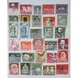 1955-81 Almanya Tam Seri Pullar