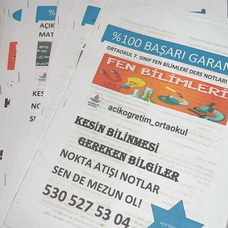 AÇIK ÖĞRETİM ORTAOKUL 3 DERS