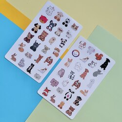 Sevimli Hayvanlar (100 adet sticker)