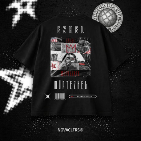 "MÜPTEZHEL" Albüm Temalı Oversize T-shirt