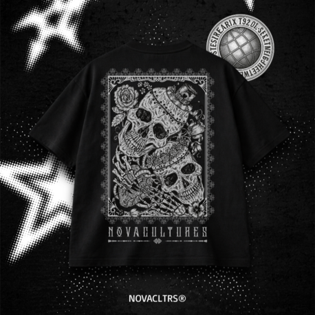 "TRADITIONAL SKULL" Oversize T-shirt