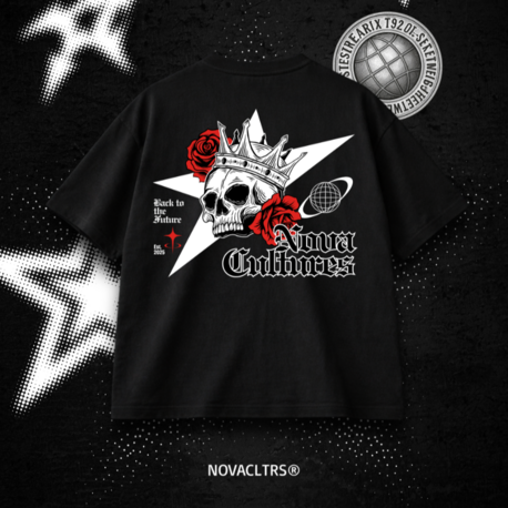"ROSE AND THORN" Oversize T-shirt