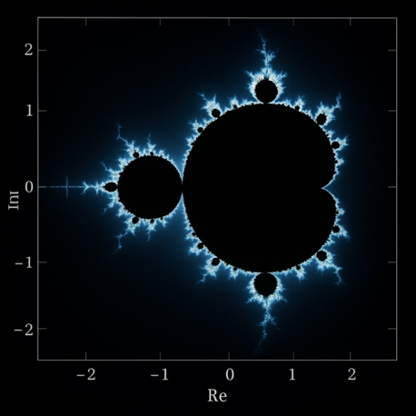 Mandelbrot Kümesini Metin Tabanlı Görselleştirme 