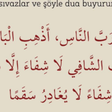 şifa işlemi 