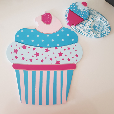 Cupcake Supla & Kahve Sunumluğu Set