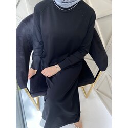 NUSS DAFNE SİYAH ELBİSE