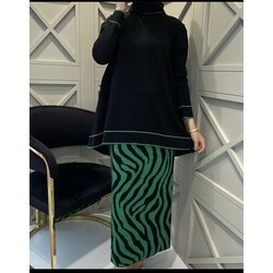 NUSS ZEBRA TAKIM SİYAH-BENETTON