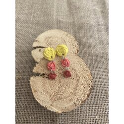 Degrade Rose Küpe