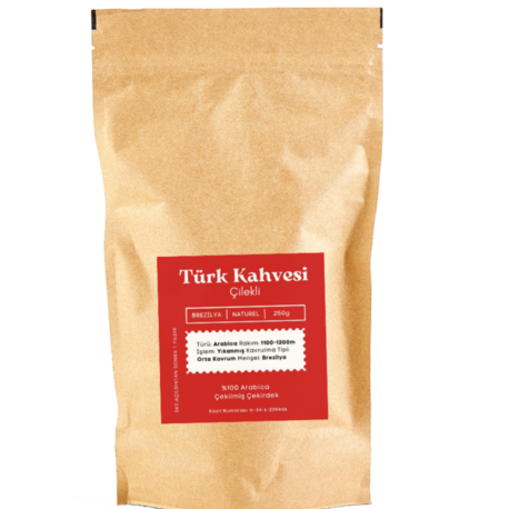 ÇİLEKLİ-TÜRK KAHVESİ- ANAEROBİK FERMENTE 250 GR