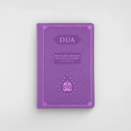 DUA (Evrâd-ı Şerîfe) Büyük Boy Arapça+Türkçe - TERMO KAPAK - LİLA
