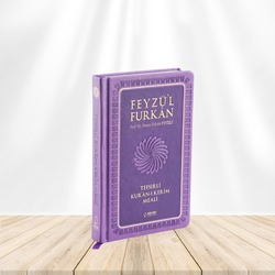 Feyzü'l Furkân Tefsirli Kur'an-ı Kerim Meali (Orta Boy - Tefsirli Meal - Ciltli) - LİLA