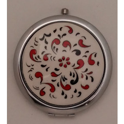 El yapımı Osmanlı iznik çini sanatı el ayna