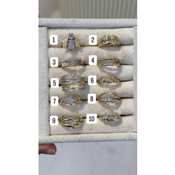 Özel seri mix yüzükler (Ayarlanabilir)