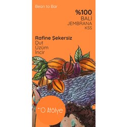 %100 Bali/Jembrana - Rafine Şekersiz - Bean to Bar