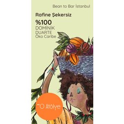 %100 Kakao, Dominik Cumhuriyeti, Öko Caribe - Rafine Şekersiz