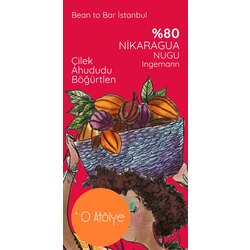%80 Nikaragua/Nugu Kakao - Çilek+Ahududu+Böğürtlen