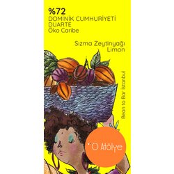 %72 Dominik/Öko Caribe Kakao - Sızma Zeytinyağı+Limon
