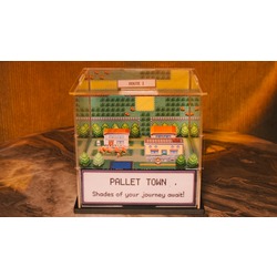 Pokemon Pallet Town  Cube Handmade Diorama