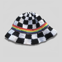 gökkuşağı dama bucket şapka (ön sipariş) 