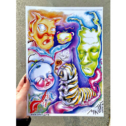 “Sanrıların Ortasında” Print