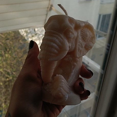 soft elephant candle