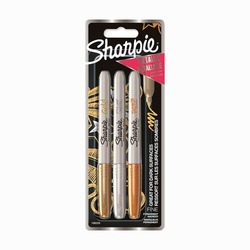 sharpie metalik markör 