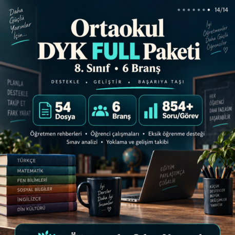 Ortaokul DYK FULL Paketi