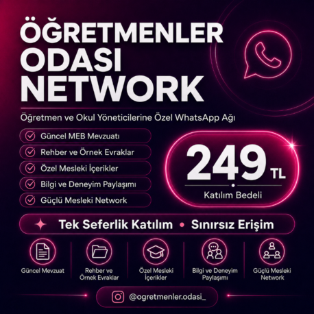 Öğretmenler Odası Network Üyeliği 