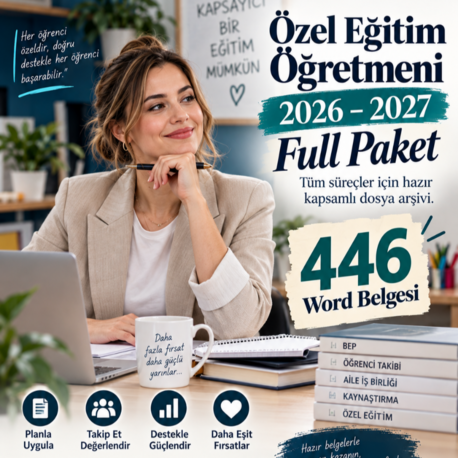 ÖZEL EĞİTİM ÖĞRETMENİ 2026–2027 FULL PAKET