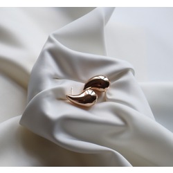 Gold Rose Bubble | Küpe