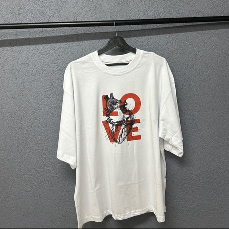 Over Size Beyaz Love
