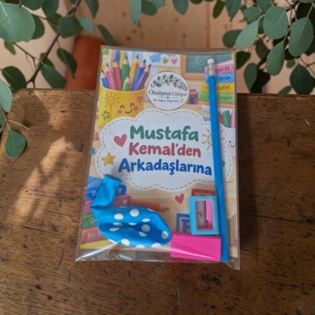 Kişiye Özel Okul Arkadaşları Hediye Seti