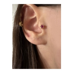 Cerrahi Çelik Renkli Yıldız Tragus, Piercing