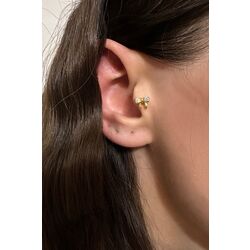 Cerrahi Çelik Taşlı Fiyonk Piercing