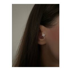 Kadın Sallantı Detaylı Kuzey Yıldızı Tragus Piercing