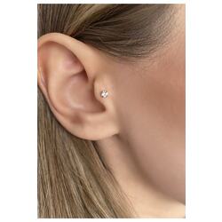 Cerrahi Çelik Gold Küçük Yuvarlak Tek Taş Piercing , Kıkırdak , Tragus