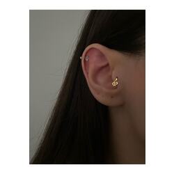 Kadın Mini Yılan Halka Tragus Piercing