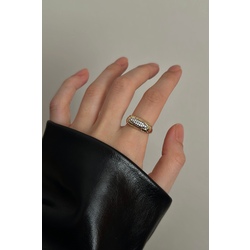 Vip Seri Taşlı Vintage Ayarlanabilir Yüzük