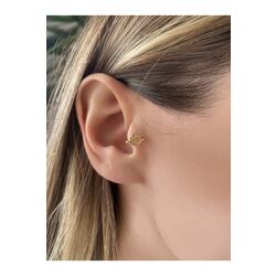 Cerrahi Çelik Kadın Gold Rengi Gezegen Tragus Kıkırdak Piercing 6mm