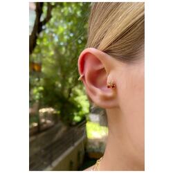 Kadın Gold Renkli Kiraz Tragus Kıkırdak Piercing