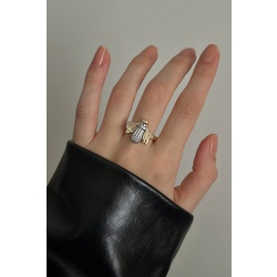 Vip Seri Taşlı Vintage Ayarlanabilir Yüzük
